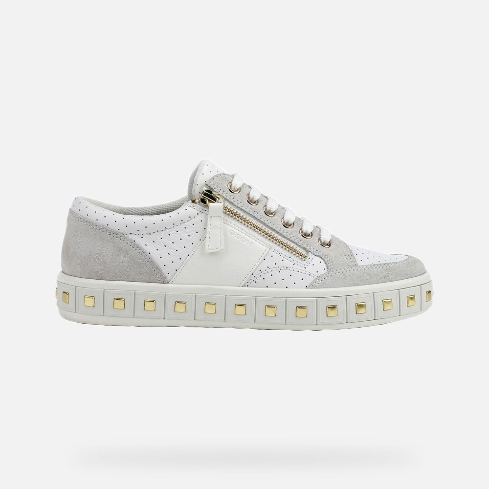 Basket Geox Leelù - Blanche - Femme 321059-WIE